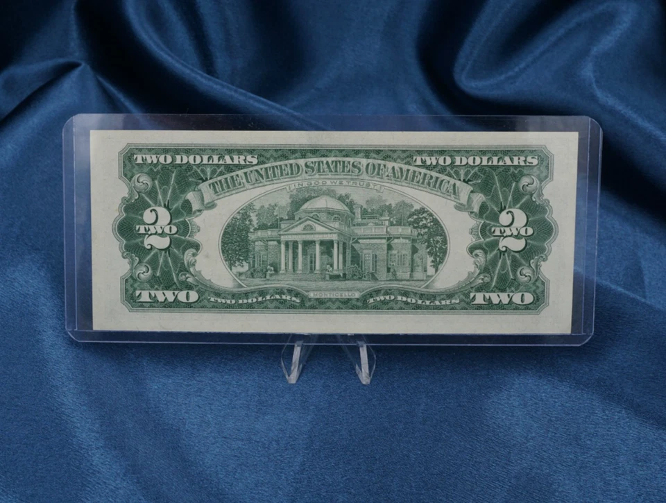 1963 $2 Red Seal United States Note Two Dollars Uncirculated Crisp CN869 - Image 4 of 4