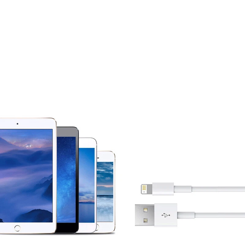 5x For Apple iPhone 7 8 X XR 11 12 13 14 ProMax 3FT USB Lead Charger Cable Cord - Image 3 of 4