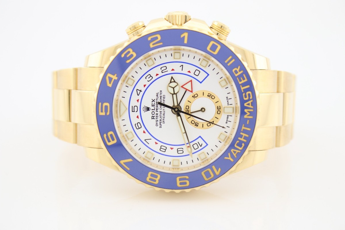 Rolex 2021 Yacht-Master II 18K Yellow Gold 44mm Watch 116688