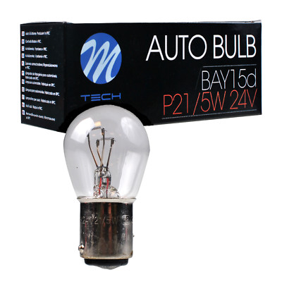 100 Stück 24V 21/5W BAY15D P21/5W M-Tech Glühlampe Glühbirne Lampe LKW Bus M915h