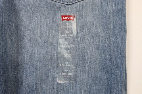 New Levis 514 Boys 18 29x29 Stretch Regular Fit Straight Leg Denim Jeans Pants - Picture 16 of 16