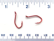 100 GT 141 Red Catfish Octopus Fish Hooks size 4
