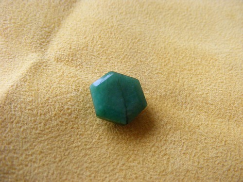 Esmeralda Natural 8.10 Cts Certificado IGL Colombia Emerald Gemstone Hexagon Cut - Imagen 4 de 12
