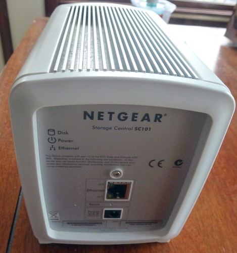 Used NETGEAR Storage Central SC101, Shareable Network Storage Drive - Photo 5/5