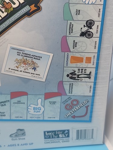Brand New - Chesterfieldopoly Missouri St Louis Chesterfield Monopoly Inspired - Picture 10 of 10