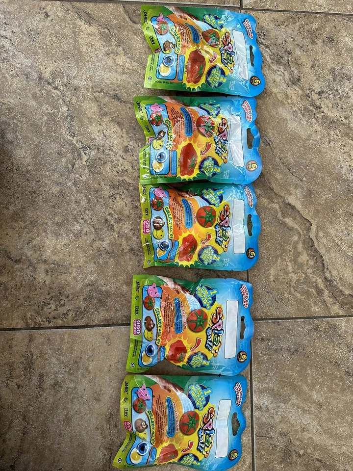 Lote de 5 juguetes de estrés blandos JA-RU Splat Ball Foto 2 de 4