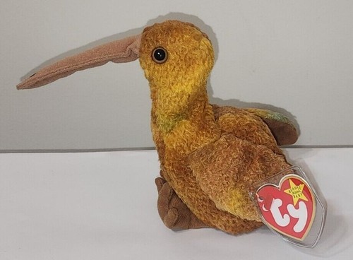 Juguete de peluche Ty Beanie Baby BEAK the Kiwi Bird (5,5 pulgadas) NUEVO MWMTs - Imagen 6 de 9