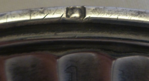 ANTIQUE FRENCH 950 SILVER SAUCER BY FALKENBERG - 82.5 grams - Picture 11 of 11