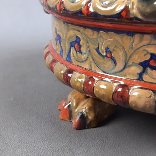 Centrotavola Maiolica Dipinto Ianna Bella Paolo Rubbioli Società Ceramica Umbra - Foto 14 di 18