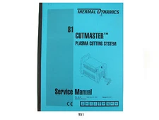 Thermal Dynamics Cutmaster 81 Service & Parts Manual # 951