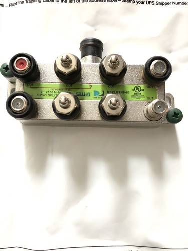 Splitter SWM 8 Way MSPLIT8R1-03 SWiM DIRECTV Boots Green Label TV Video Audio  - Picture 1 of 8