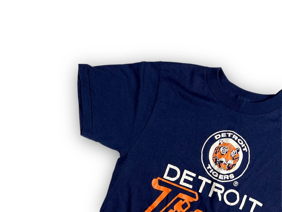 VTG 80s T Shirt Mens Medium Detroit Tigers Graphic Single Stitch Champion