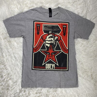 OBEY T Shirt Men Medium Vintage 7
