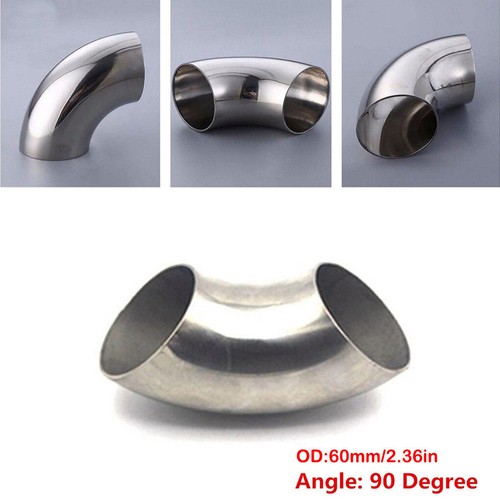2/2.5/3 inch Elbow Exhaust Pipe 90 Degree Bend Exhaust Pipe Stainless Steel AU - Picture 4 of 15