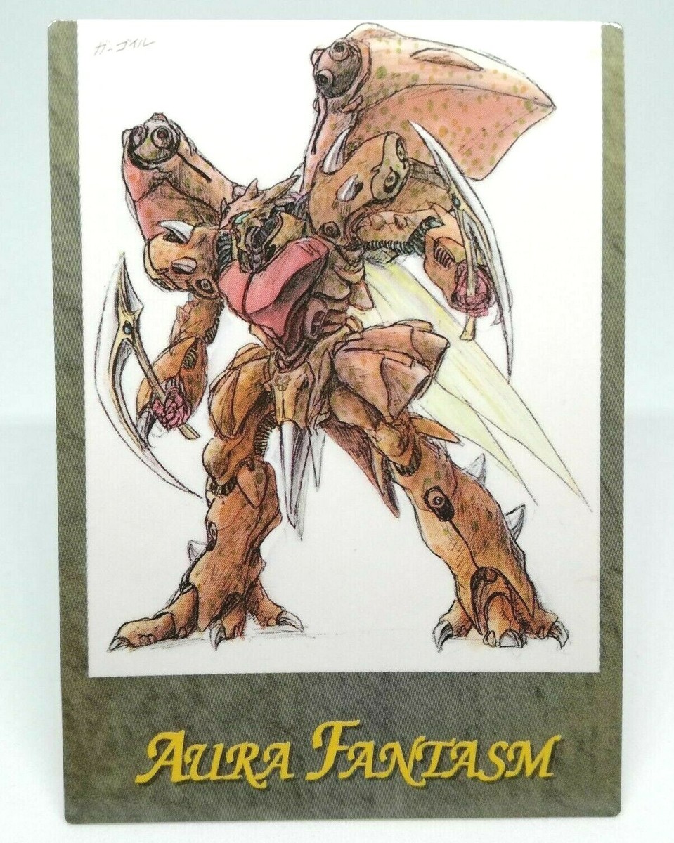123 Gargoyle Vierres Card Aura Battler Dunbine Carddass Masters