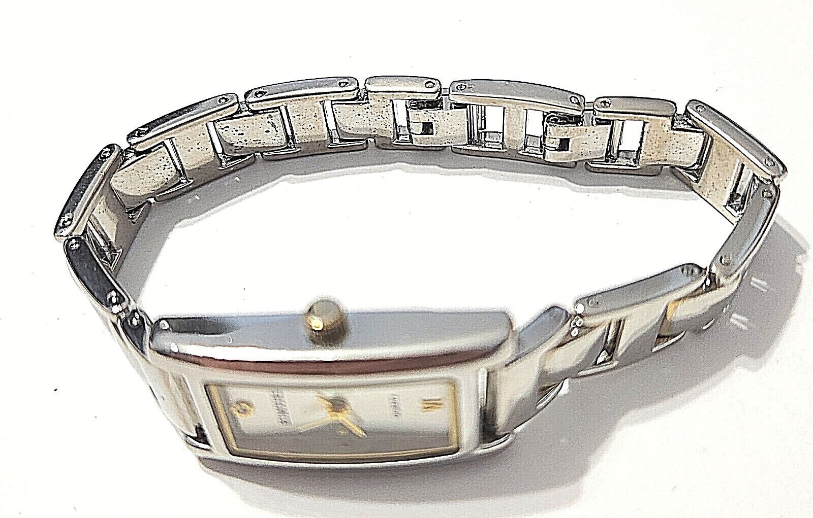 RUMORS LADIES' SILVER TONE RECTANGULAR WRISTWATCH - image 3