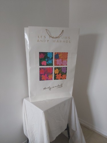 Andy Warhol Flowers,Dollar Giant Advertising Display Perfume Bag. Very Rare Item - Picture 21 of 21