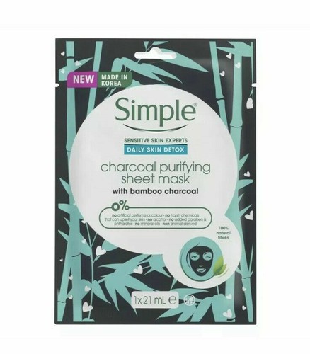 Simple Daily Detox Purifying Charcoal Mask 21Ml - Picture 4 of 4