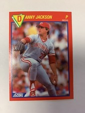 1989 Score Superstars 75 Danny Jackson Cincinnati Reds 