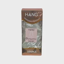 Hang Gel x Tips Premium 100 pc Refill Box Stiletto Short