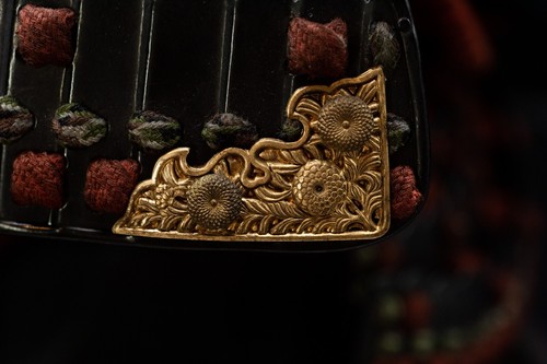 Samurai Helm Eisen KABUTO & Menpo Japanisch Vintage Rüstung tragbar Lebensgröße Kostenloser Versand - Bild 19 von 24