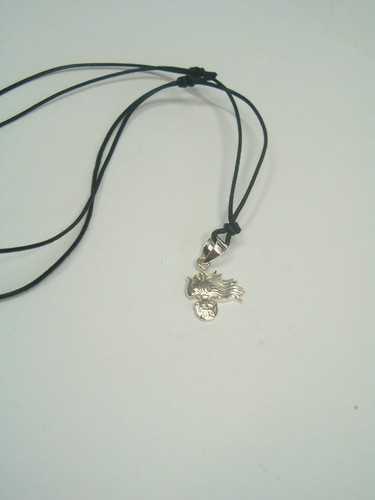 Fiamma dell'Arma dei Carabinieri : Ciondolo in Argento 925 - Pendente mis. media - Picture 6 of 9