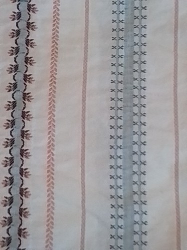 Ralph Lauren Villandry Stripe Std Sham Tie Close Embroidered Blue Pink Cream - Picture 8 of 12