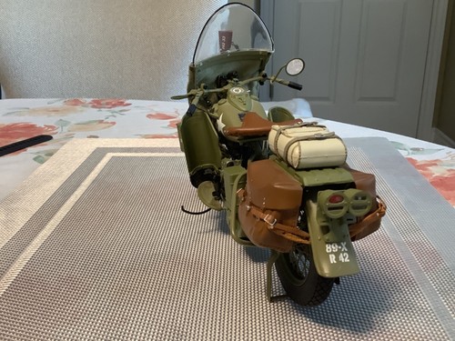 Franklin Mint Harley Davidson WLA Warhorse Military Bike 1:10 - Picture 3 of 8