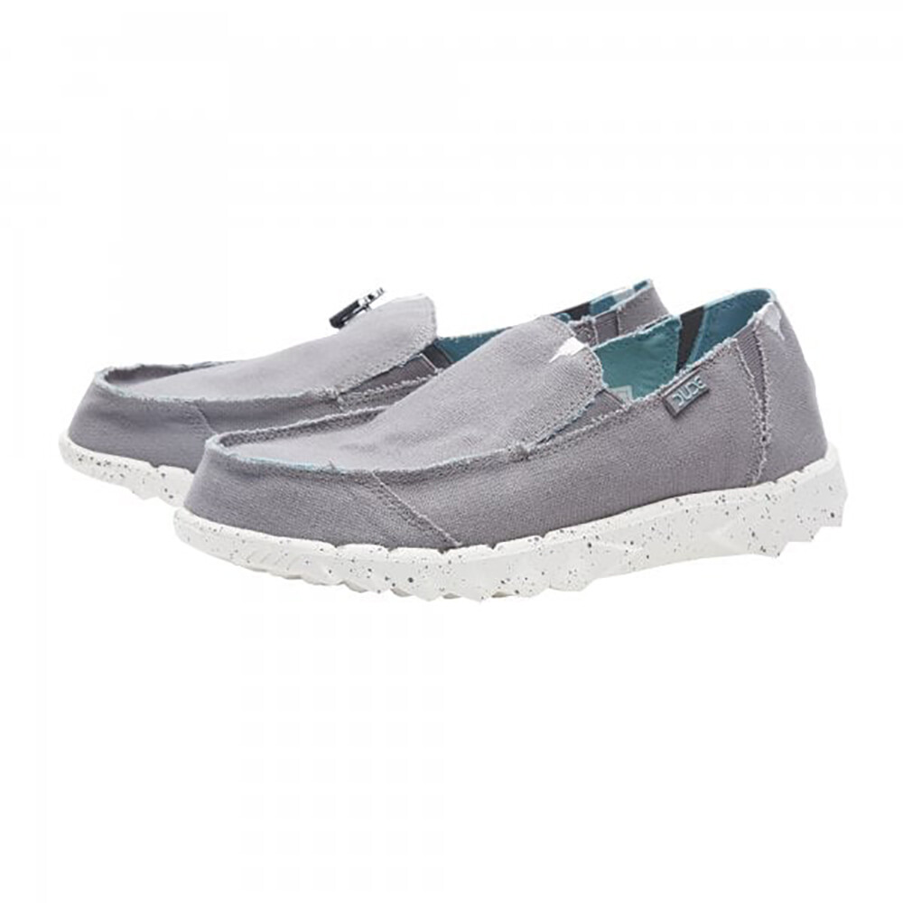 Hey Dude Nuovo da Uomo Farty Funk Scarpe Grigio Sky Nuovo con Etichetta Hey Dude Nuovo da Uomo Farty Funk Scarpe Grigio Sky Nuovo con Etichetta