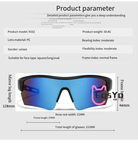 Game Honkai: Star Rail Silver Wolf Glasse Cosplay Hunters Sunglasses Accessories - Picture 9 of 16