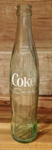 Vintage Coca-Cola Coke Tall Bottle 16 oz half Quart Green Glass MARIANNA, ARK - Picture 2 of 12