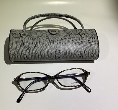 New bebe Ballet Eyeglasses Frames 51[]16-140MM Tiger With Case F19