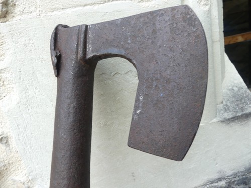 ARME D'HAST Medievale PETITE ET LOURDE HACHE Normande - Picture 4 of 5