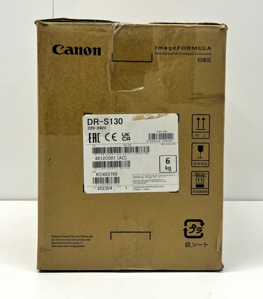 Canon imageFORMULA DR-S130 A4 Sheetfed Scanner 4812C001 - Image 4 of 4