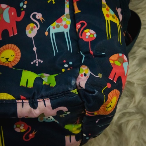 Bolso de Mano LeSportSac Ryan Baby Zoo Animal Print Almohadilla Sintética Cambiadora Bolsa de Pañales - Imagen 8 de 10