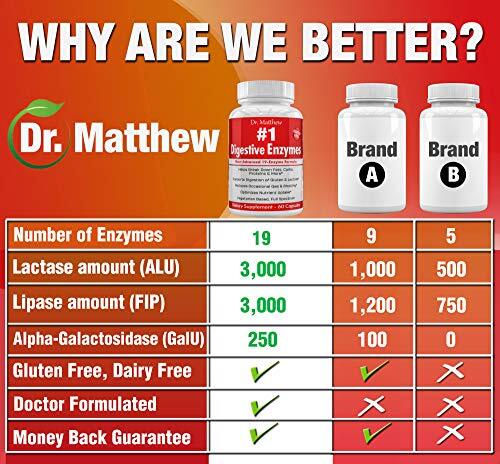 Enzymes for Digestion with Lactase Lipase Amylase Bromelain and 15 more! One ... - Picture 6 of 6