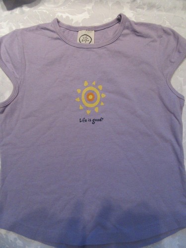 NWOT! CLASSIC LIFE IS GOOD GIRLS S/S SUGAR TEE.."CELESTIAL SUN" (S 6-8) - 第 1/2 張圖片