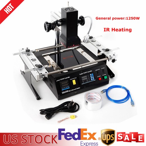 IR6500 BGA Rework Station SMD Infrared Welder Soldering Reballing ...