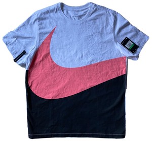 NIKE SPORTSWEAR HBR T-SHIRT SIZE XL WHITE/PINK AR5191-104 BIG SWOOSH $35 RETAIL 192500512807 | eBay