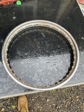 Dunlop WM1 18 Inch  Original Used Motorcycle Vintage Rim 40 Hole Lot 7 As Shown