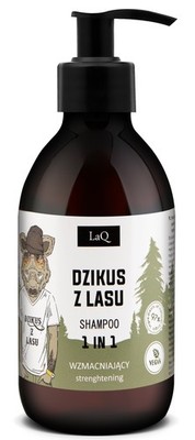 LAQ Shampoo für Männer 1in1 WILDMAN FROM THE FOREST stärkend 300 ml / 5974