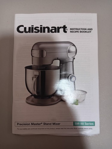 Cuisinart "GELB" Standmixer 12 Geschwindigkeiten Precision Master 5,5 Quart SM-50R mit Schüssel - Bild 12 von 18