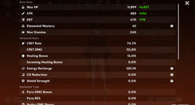 Genshin Impact AR 60 America - Nefer - Skirk - Mavuika - Varessa - Columbina