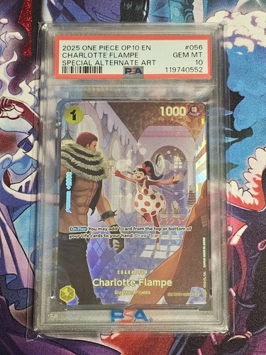 Charlotte Flampe PSA 10 SP OP10 Royal Blood - One Piece EB01-056 English