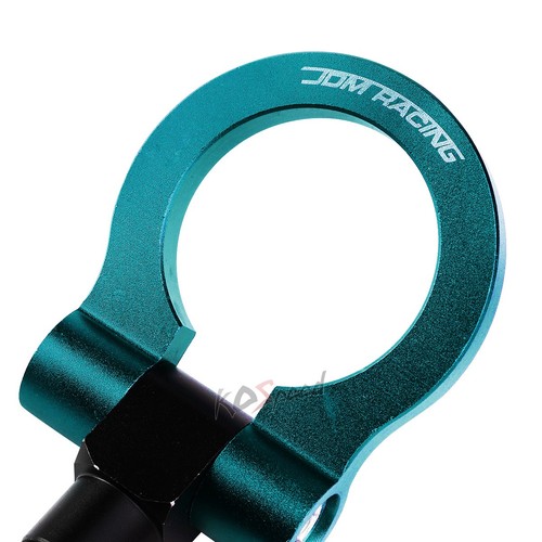 7"T-6061 Aluminum Light Blue Front/Rear Tow Hook Ring for 97-06 BMW 3/5/7 Series - Picture 2 of 5
