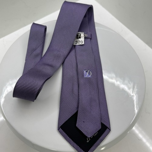 Vintage S.T. Dupont Paris Silk Tie. Made in Italy 90s - Picture 5 of 9