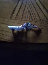 Full Finger Ring Claw Skull Gothic Armor Silver Color Punk Knight Jewelry USA