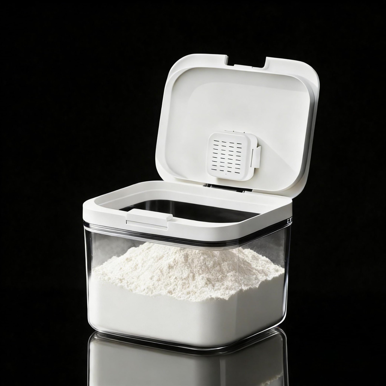 LivLab Flour Dispenser 10LBS - 5 L /5 QT KG Rice Container Storage 5.6 L