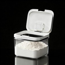 LivLab Flour Dispenser 10LBS - 5 L /5 QT KG Rice Container Storage 5.6 L