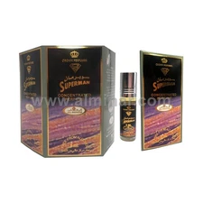Box of 6 - Superman Attar 6ml Rollon Bottle By Al-Rehab (UAE)